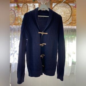 Cable Knit Toggle Sweater